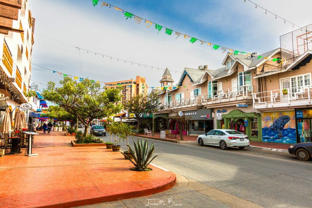 Dramatic Pacific coastline and natural attractions near Ensenada Baja California Mexico